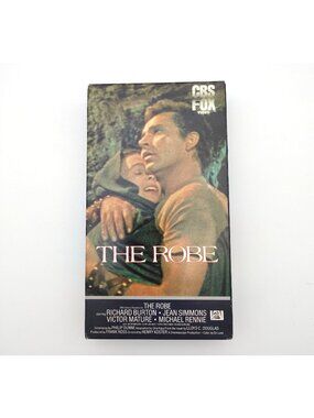 The Robe VHS Richard Burton Biblical Movie Classic 20th Century Fox Untested